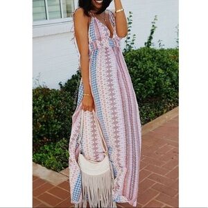 Lulus Maxin’ Relaxin’ Multi Print Dress